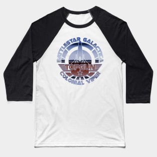 Battlestar Galactica Colonial Viper Topgun Baseball T-Shirt